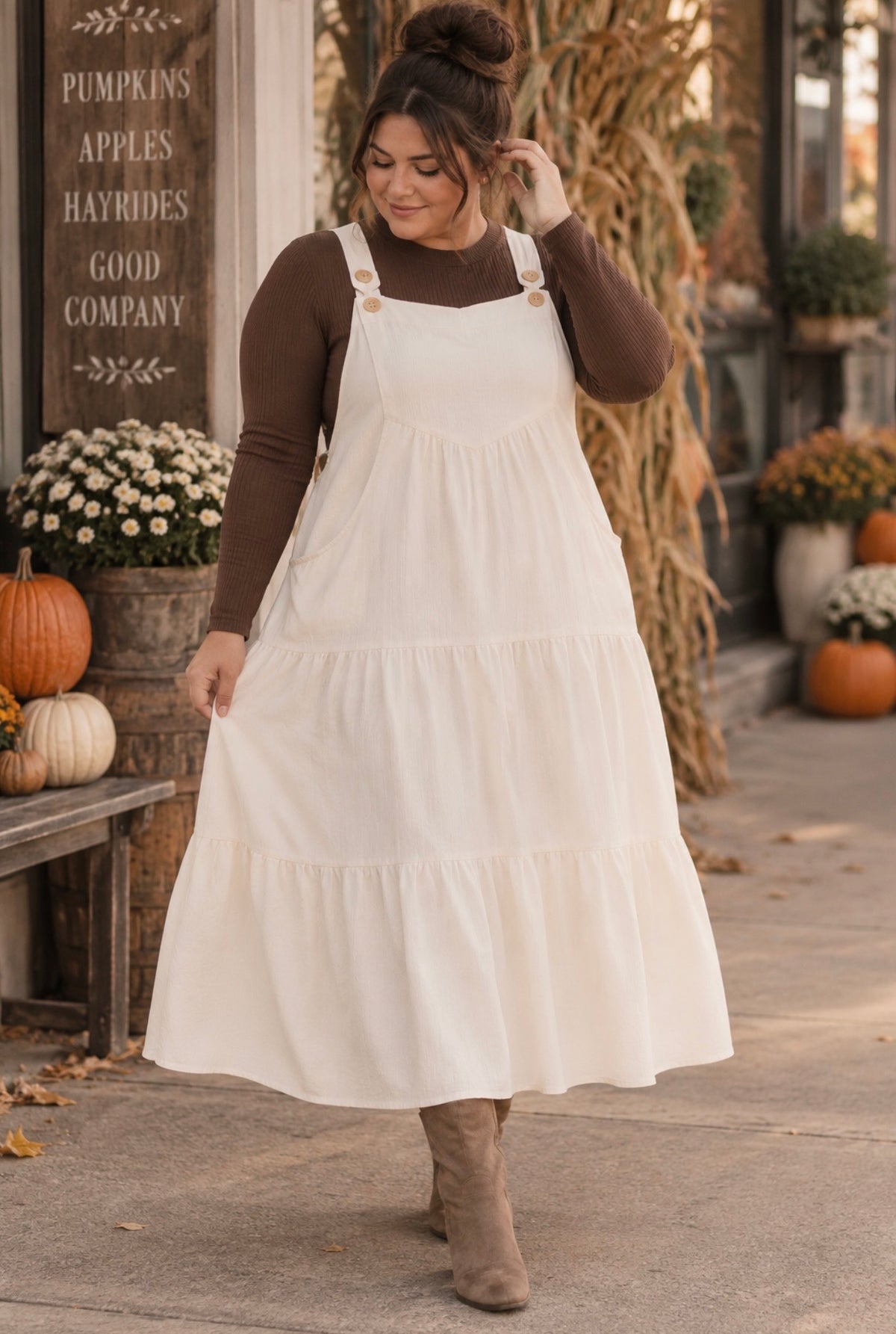 The Harvest Overall Dress