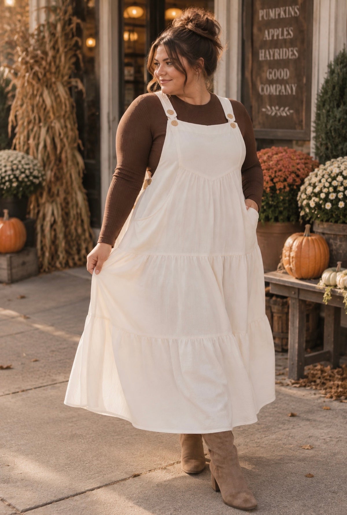 The Harvest Overall Dress