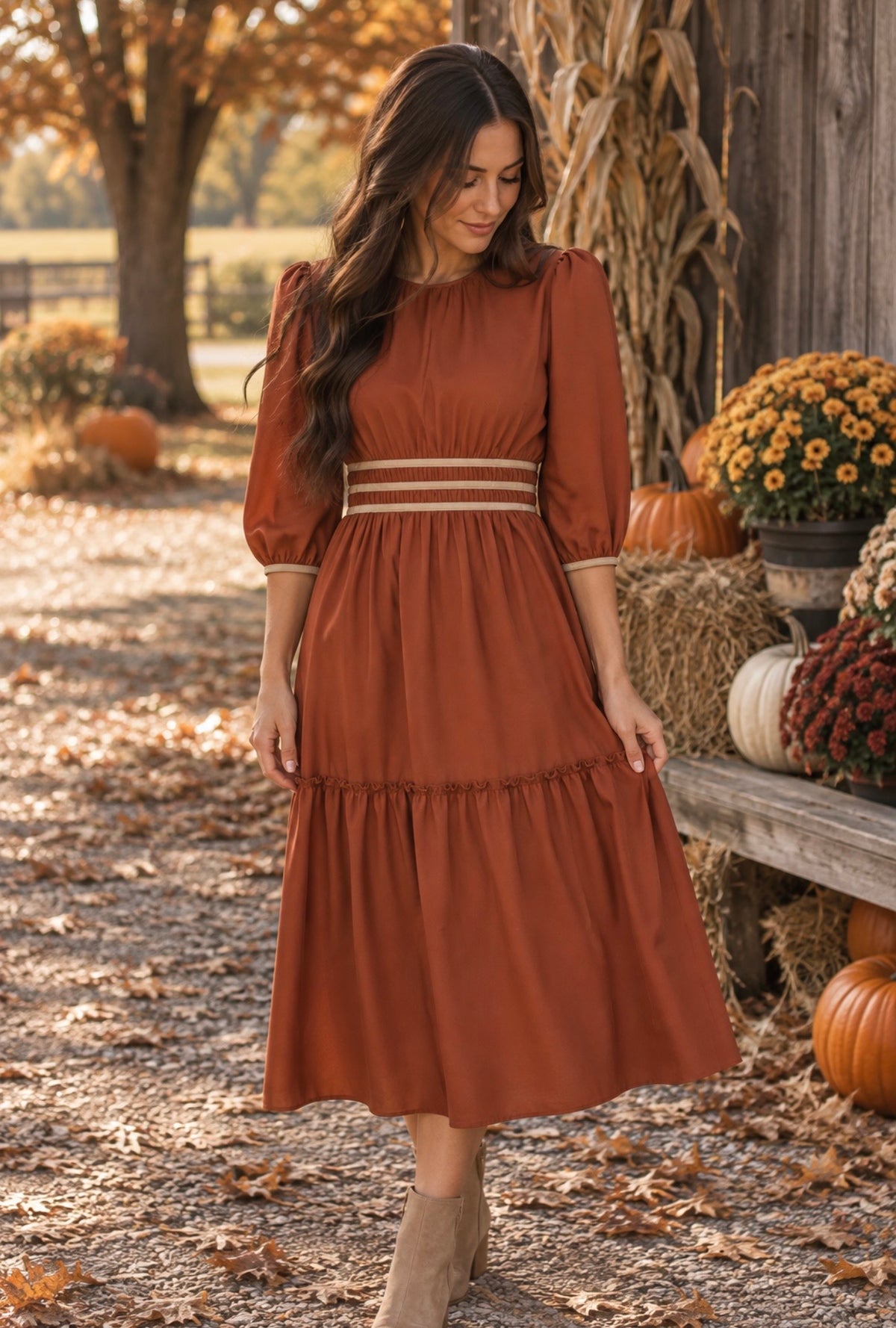 The Harvest Grace Midi Dress
