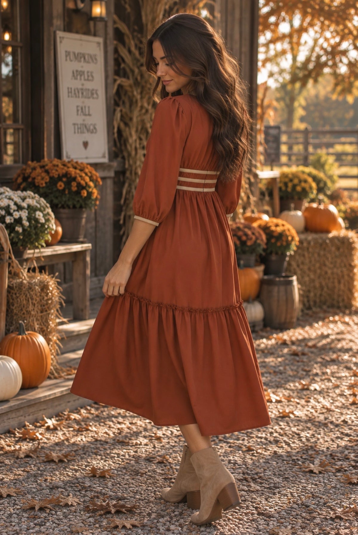 The Harvest Grace Midi Dress