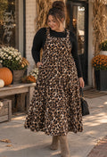 The Leopard Overall Dress
