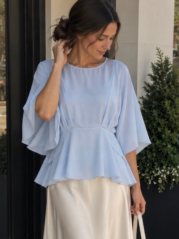 Simply Serene Satin Top